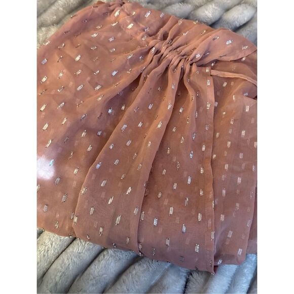 LC lauren conrad rose dot ruffle tulam kimono coverup duster dress robe nwt o/s - Picture 6 of 6